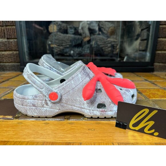 Mens 9 Crocs x Staple Classic Clog Sidewalk Lux Pigeon Feet Sandals 207917-90H - Picture 1 of 9